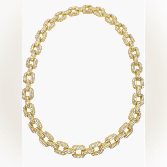 Adornia Pavé Cubic Zirconia Chain Necklace ✨ - Picture 5 of 5